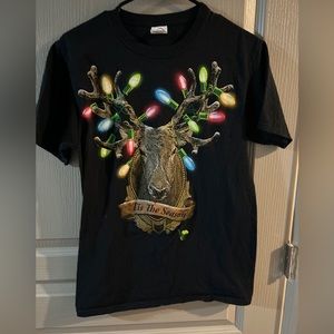 Men’s Dec 25th Brand Small Tshirt Reindeer ‘Tis The Season